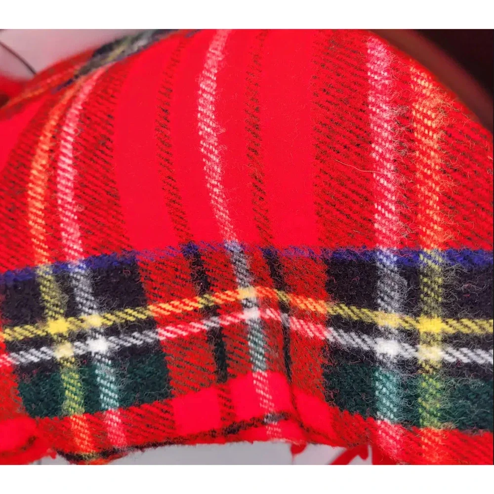 Vintage Troy Leisure Blanket Christmas Winter Cabin Plaid